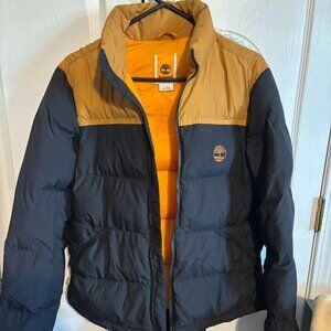 Timberland Womens S/P Puffer Jacket Black/Gold